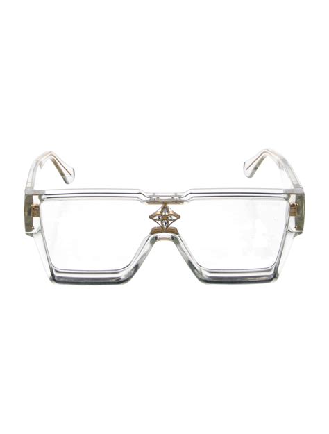 Louis Vuitton cyclone sunglasses clear